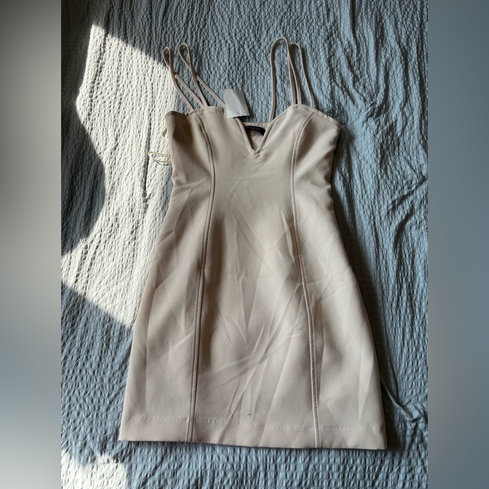 Zara Cream Mini Dress